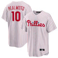 P.Phillies #10 J.T. Realmuto Player White Home Game Hdoa Stitched Jerseys