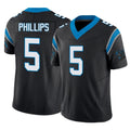 C.Panthers #5 Jaelan Phillips Player Black Vapor F.U.S.E. Limited Home Game Hdoa Stitched Jerseys