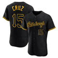 P.Pirates #15 Oneil Cruz Player Black Snake Skin City Home Limited Elite Hdoa Stitched Jerseys