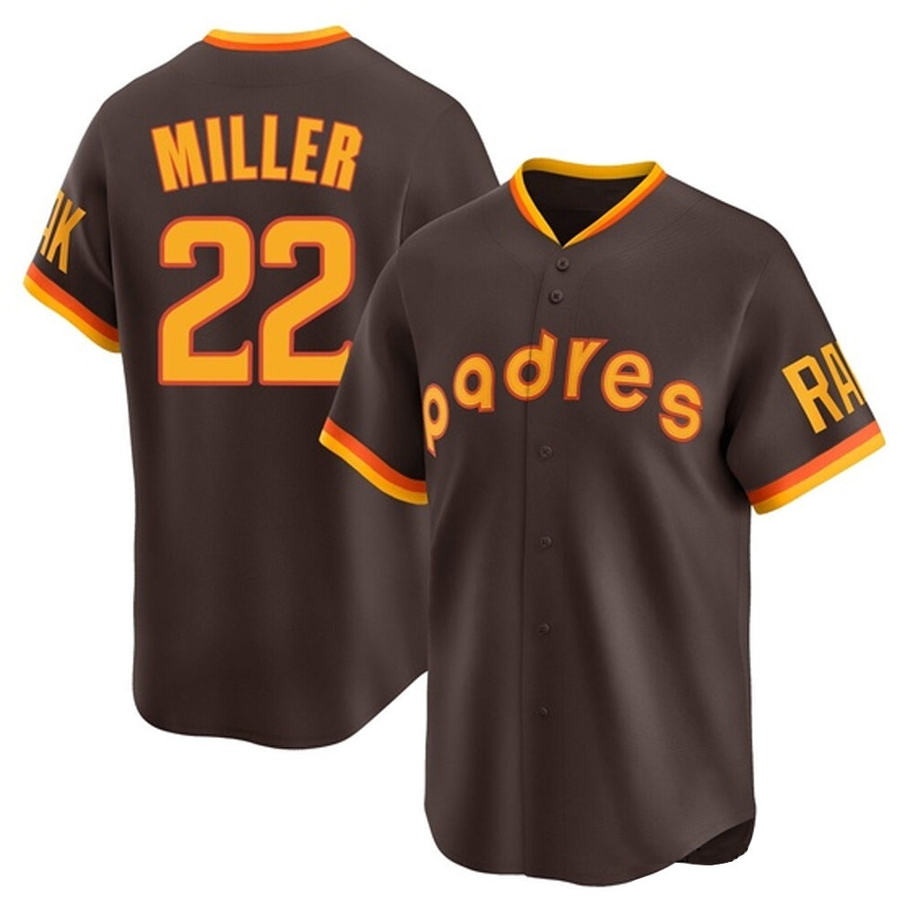 S.Diego Padres #22 Mason Miller Player Brown Home Cooperstown Collection Replica Game Hdoa Stitched Jerseys