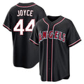 LA.Angels #44 Ben Joyce Player Black Fashion Out Home Game Hdoa Stitched Jerseys