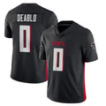 A.Falcons #0 Divine Deablo Player Black Vapor Limited Home Game Hdoa Stitched Jerseys