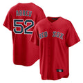 B.Red Sox #52 Wilyer Abreu Player Red Home Game Hdoa Stitched Jerseys