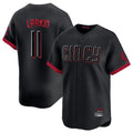C.Reds #11 Barry Larkin Player Black City Connect Home Limited Hdoa Stitched Jerseys