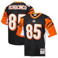 C.Bengals #85 Chad Johnson Player Black Mitchell & Ness Replica Hdoa Stitched Jerseys