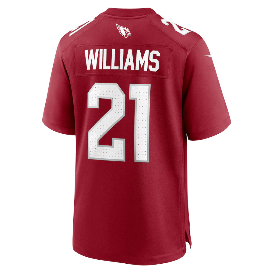 A.Cardinals #21 Garrett Williams Player Cardinal Limited Home Game Hdoa Stitched Jerseys