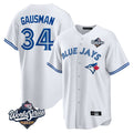 T.Blue Jays #34 Kevin Gausman Player White 2025 American League All Hdoa Stitched Jersey