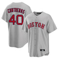B.Red Sox #40 Willson Contreras Player Gray Road Home Game Hdoa Stitched Jerseys