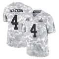 C.Browns #4 Deshaun Watson Player Arctic Camo Salute to Service Limited Home Game Hdoa Stitched Jerseys