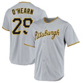 P.Pirates #29 Ryan O¡¯Hearn Player Gray Road Home Game Hdoa Stitched Jerseys