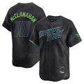 T.Bay Rays #18 Shane McClanahan Player Black City Connect Home Limited Hdoa Stitched Jerseys