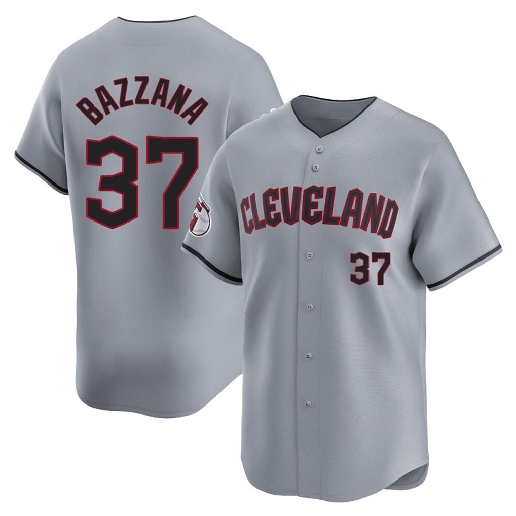 C.Guardians #37 Travis Bazzana Player Gray Road Limited Home Hdoa Stitched Jerseys