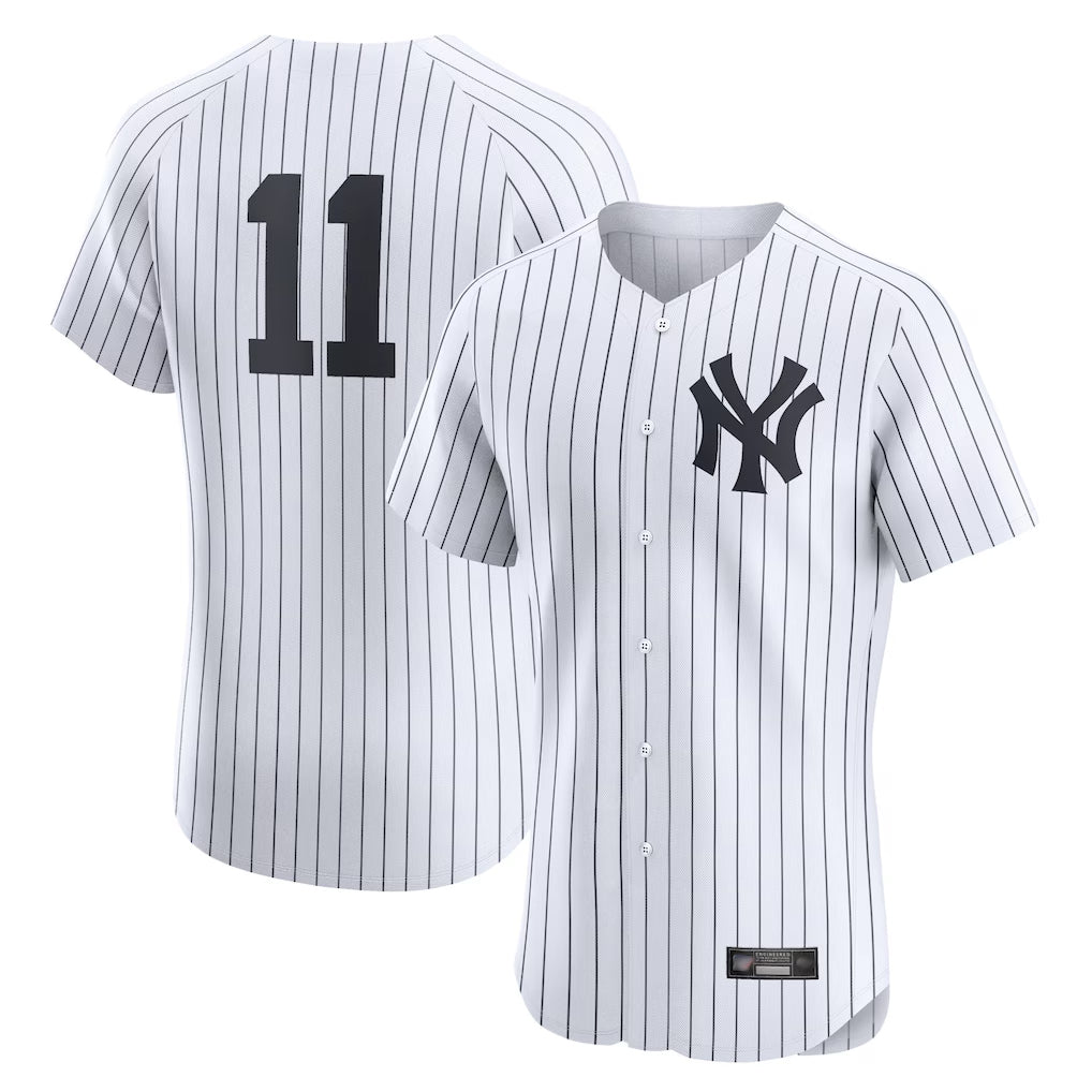 NY.Yankees #11 Anthony Volpe Player White Limited Elite Home Hdoa Stitched Jerseys