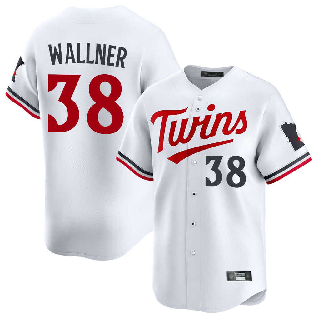 M.Twins #38 Matt Wallner Player White Home Limited Hdoa Stitched Jerseys