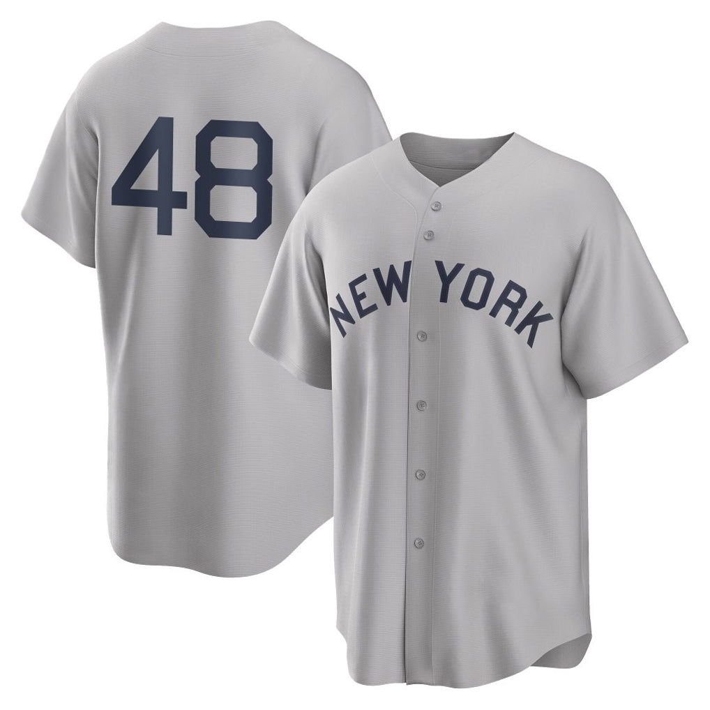 NY.Yankees #48 Paul Goldschmidt Player Gray Field of Dreams Game Hdoa Stitched Jerseys