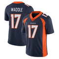 D.Broncos #17 Jaylen Waddle Player Navy Vapor Untouchable Limited Game Hdoa Stitched Jerseys