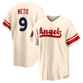 LA.Angels #9 Zach Neto Player Cream City Connect Home Hdoa Stitched Jerseys