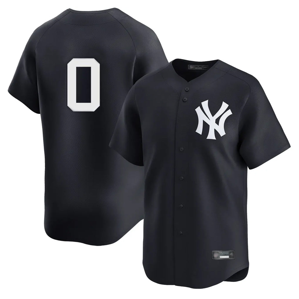NY.Yankees #0 Marcus Stroman Player Navy Alternate Limited Hdoa Stitched Jerseys