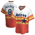 H.Astros #8 Christian Walker Player Rainbow Cooperstown Collection T-shirt Hdoa Stitched Jerseys