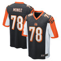 C.Bengals #78 Anthony Munoz Player Black Alternate Home Game Hdoa Stitched Jerseys