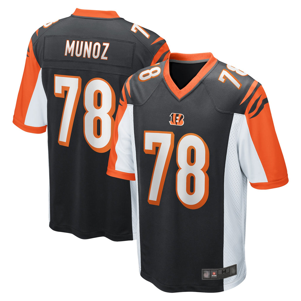 C.Bengals #78 Anthony Munoz Player Black Alternate Home Game Hdoa Stitched Jerseys