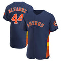 H.Astros #44 Yordan Alvarez Player Navy Limited Elite Home Hdoa Stitched Jerseys
