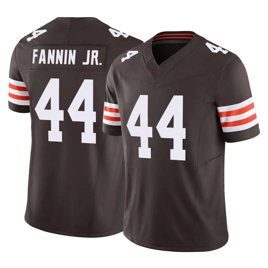 C.Browns #44 Harold Fannin Jr. Player Brown Vapor F.U.S.E. Limited Home Game Hdoa Stitched Jerseys