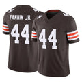 C.Browns #44 Harold Fannin Jr. Player Brown Vapor F.U.S.E. Limited Home Game Hdoa Stitched Jerseys