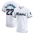 M.Marlins #22 Sandy Alcantara Player White  Home Limited Elite Hdoa Stitched Jerseys