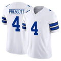 D.Cowboys #4 Dak Prescott Player White Limited Vapor F.U.S.E. Home Game Hdoa Stitched Jerseys