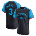 S.Diego Padres #3 Jackson Merrill Player National League Navy All-Star Game Limited Elite Hdoa Stitched Jerseys