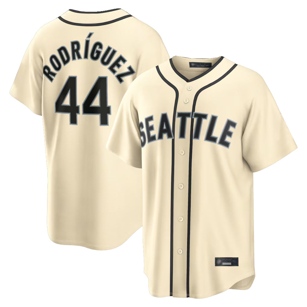 S.Mariners #44 Julio Rodriguez Player Cream 2026 Home Limited Hdoa Stitched Jerseys