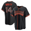 SF.Giants #14 Patrick Bailey Player Black Alternate Limited Hdoa Stitched Jerseys