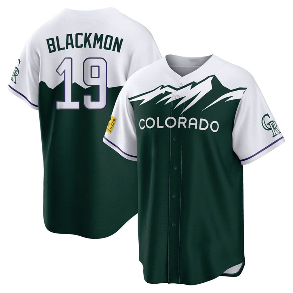 C.Rockies #19 Charlie Blackmon Player Green City Connect Home Game Hdoa Stitched Jerseys