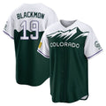 C.Rockies #19 Charlie Blackmon Player Green City Connect Home Game Hdoa Stitched Jerseys