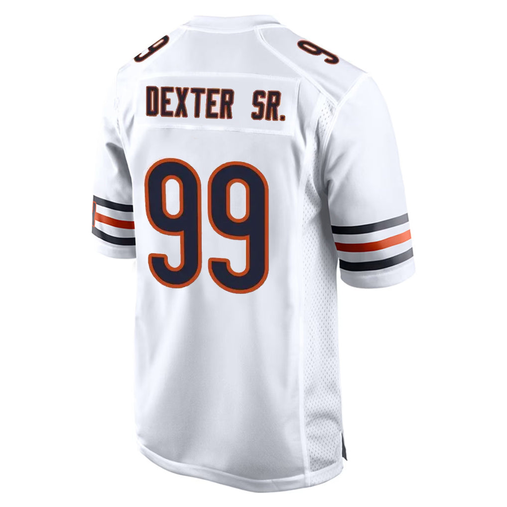 C.Bears #99 Gervon Dexter Sr. Player White Home Game Hdoa Stitched Jerseys