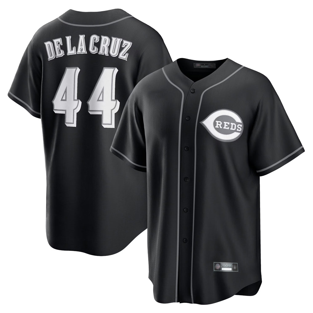 C.Reds #44 Elly De La Cruz Player Black Home Game Hdoa Stitched Jerseys