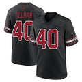 A.Cardinals #40 Pat Tillman Player Black Game Hdoa Stitched Jerseys