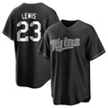 M.Twins #23 Royce Lewis Player Black Home Game Hdoa Stitched Jerseys