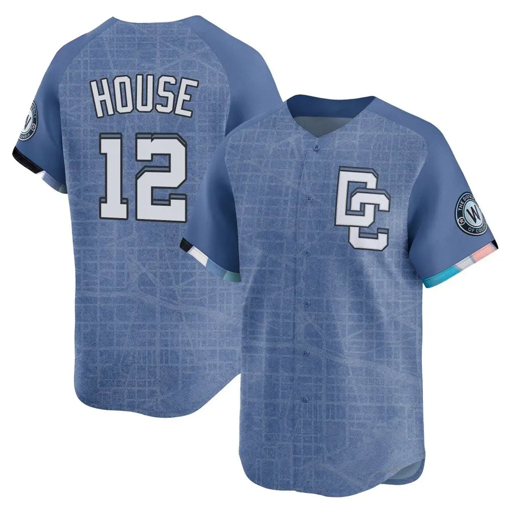 W.Nationals #12 Brady House Player Blue Limited City Connect Hdoa Stitched Jerseys