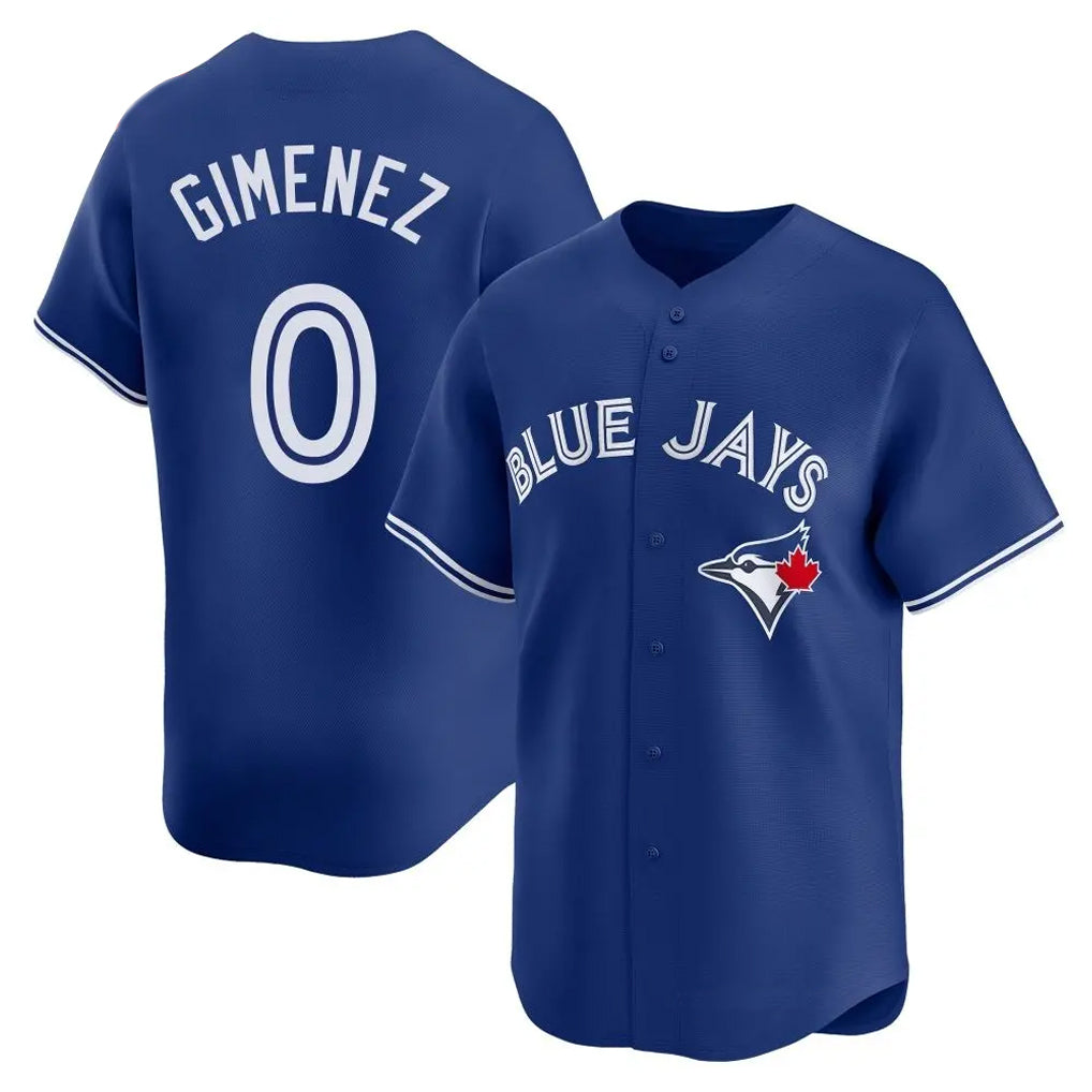 T.Blue Jays #0 Andres Gimenez Player Royal Home Game Hdoa Stitched Jerseys