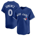 T.Blue Jays #0 Andres Gimenez Player Royal Home Game Hdoa Stitched Jerseys