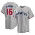 M.Twins #16 Austin Martin Player Gray Game Limited Home Hdoa Stitched Jerseys
