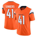 D.Broncos #41 Drew Sanders Player Orange Vapor F.U.S.E. Limited Home Game Hdoa Stitched Jerseys