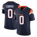 D.Broncos #0 Jonathon Cooper Player Navy Limited Vapor F.U.S.E. Home Game Hdoa Stitched Jerseys