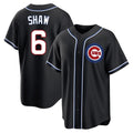 C.Cubs #6 Matt Shaw Player Black Fashion Out Game Hdoa Stitched Jerseys