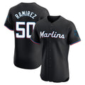 M.Marlins #50 Agustin Ramirez Player Black Vapor Home Limited Elite Hdoa Stitched Jerseys