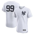 NY.Yankees #99 Aaron Judge Player White Limited Elite Home Hdoa Stitched Jerseys