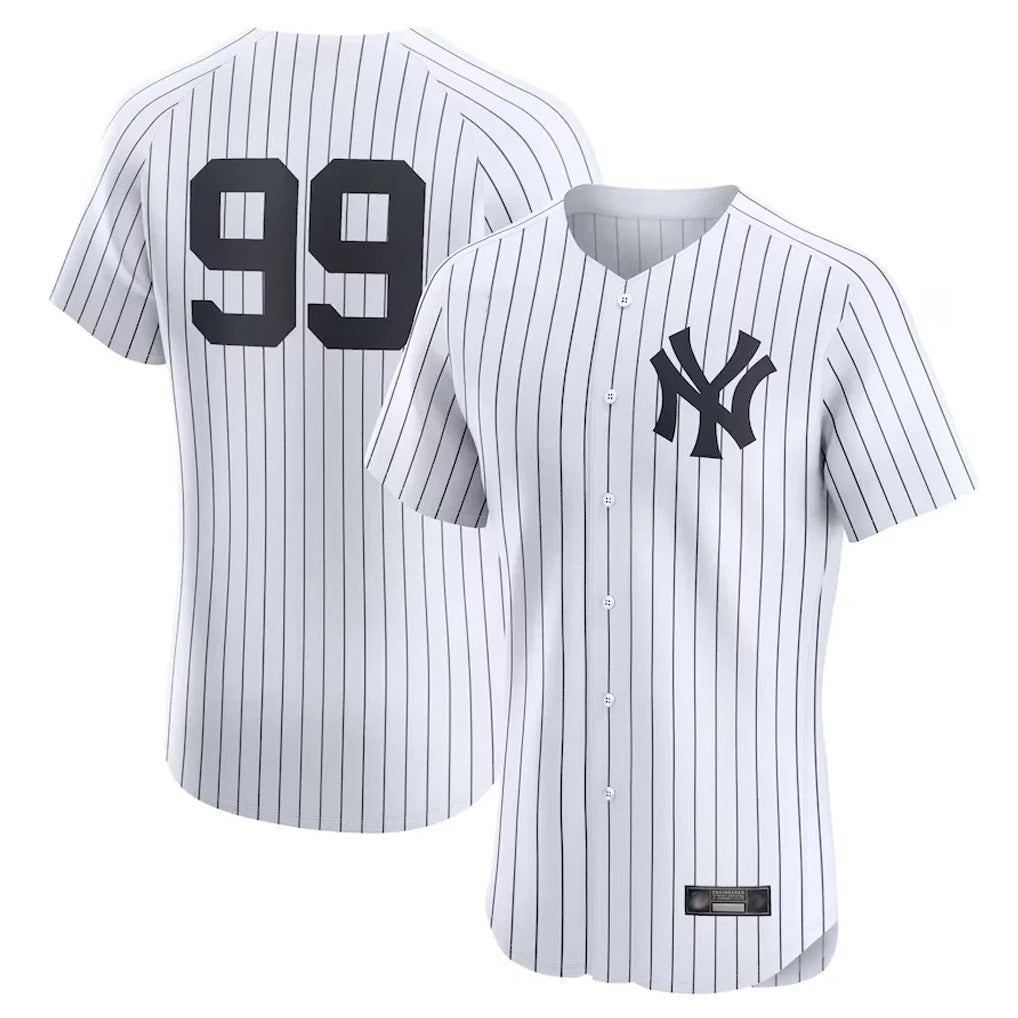 NY.Yankees #99 Aaron Judge Player White Limited Elite Home Hdoa Stitched Jerseys