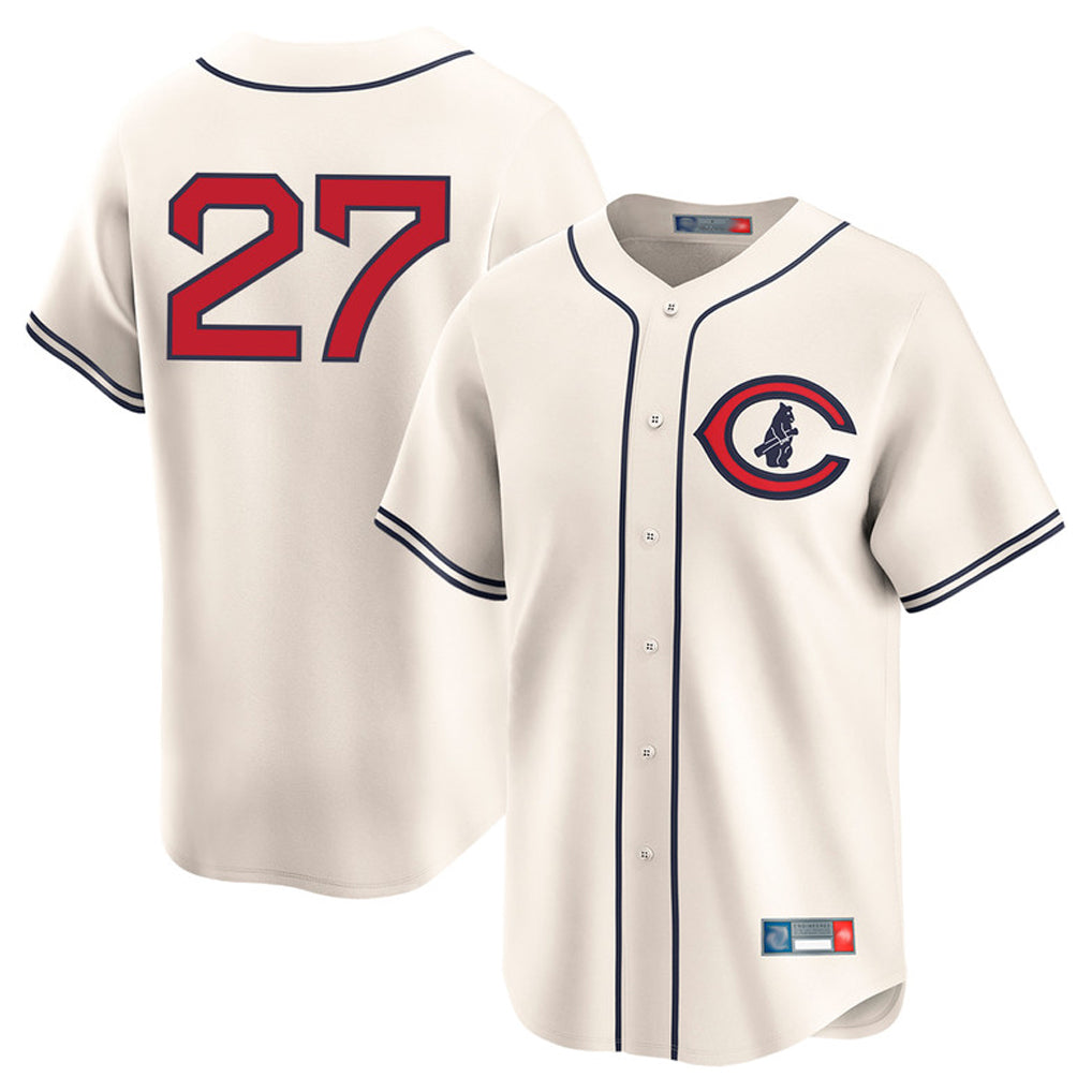 C.Cubs #27 Seiya Suzuki Player Cream Field of Dreams Limited Home Game Hdoa Stitched Jerseys